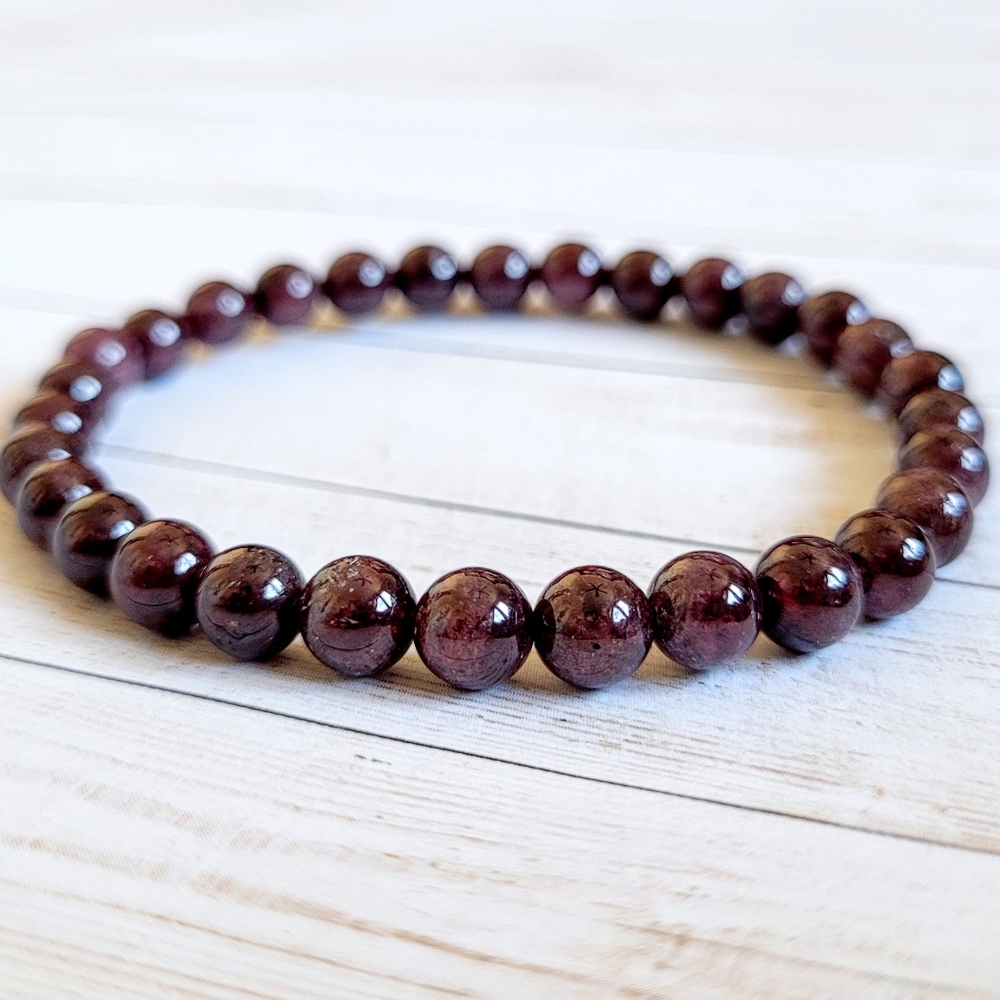Garnet Gemstone Bracelet